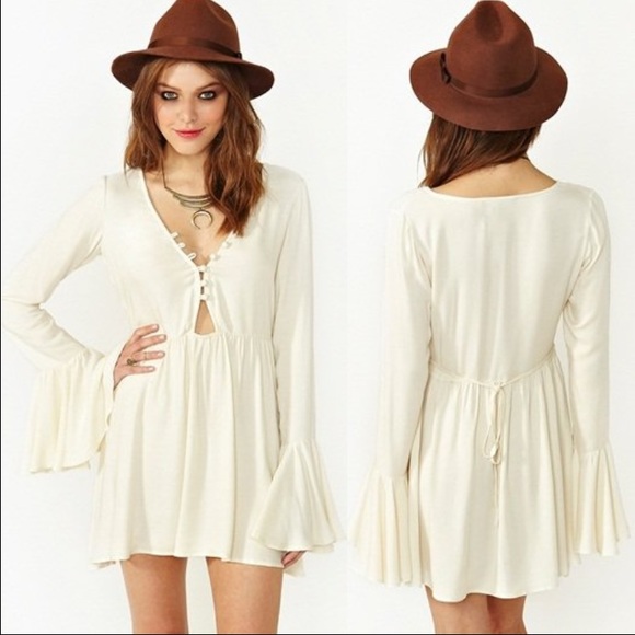 For Love and Lemons Lotus Dress in Ivory ππ - Picture 3 of 5